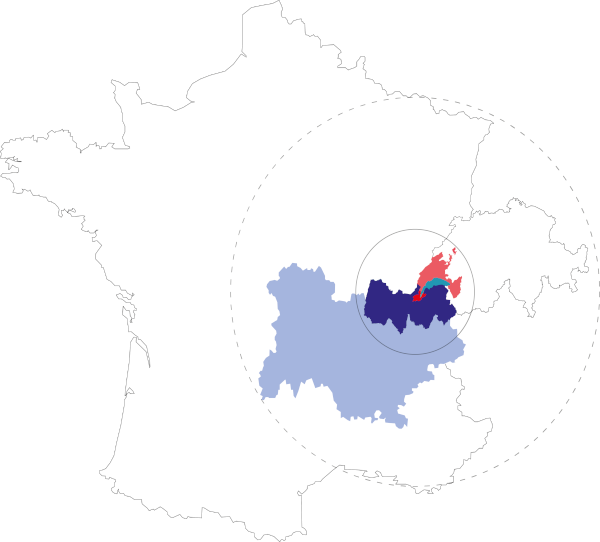 Carte du territoire du CRFG