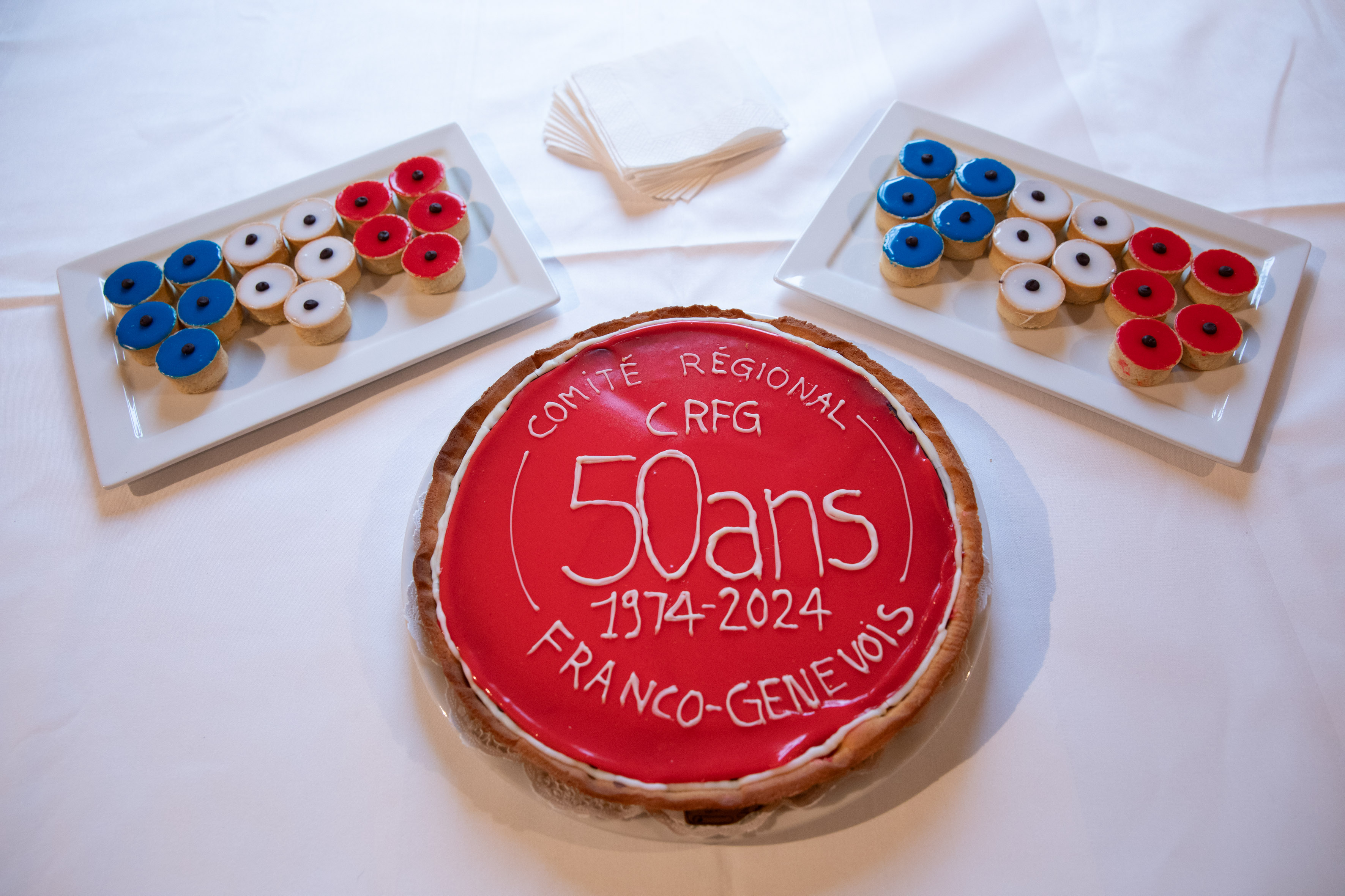 Le gâteau d'anniversaire pour les 50 ans du CRFG